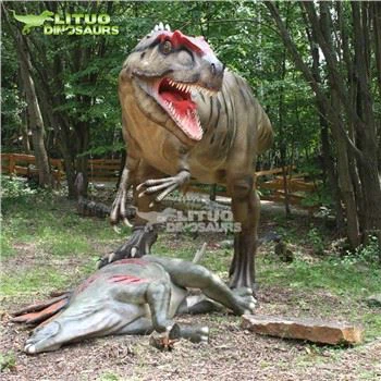 Animatronic allosaurus